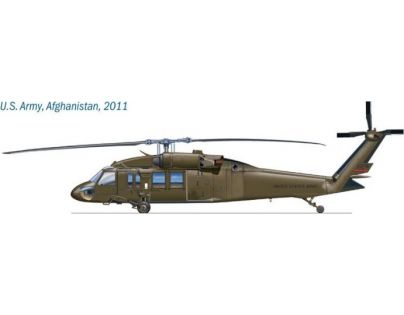 Italeri Model Kit vrtulník 1328 UH-60 MH-60 Black Hawk Night Raid - Poškozený obal