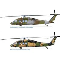 Italeri Model Kit vrtulník UH-60 MH-60 Black Hawk Night Raid 2