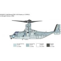 Italeri Model Kit vrtulník V-22A Osprey 1 : 72 3