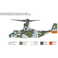 Italeri Model Kit vrtulník V-22A Osprey 1 : 72 4