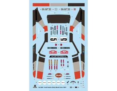 Italeri Model Kit auto Audi Quattro Rally 1 : 24
