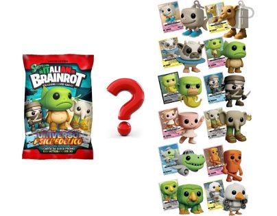 ITALIAN BRAINROT BRAINROT PŘÍVĚŠEK NA KLÍČE + SPECIALNÍ KARTA