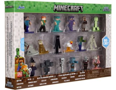 Jada Minecraft Kovové sběratelské nanofigurky 18 ks, Wave 12