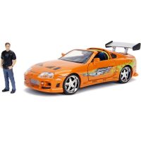 Jada Rychle a zběsile auto 1995 Toyota Supra 1:24 + figurka Brian OConner 2