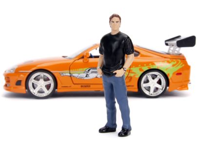 Jada Rychle a zběsile auto 1995 Toyota Supra 1:24 + figurka Brian OConner