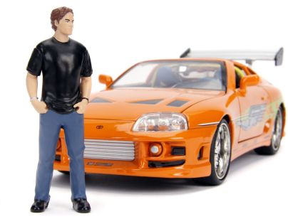 Jada Rychle a zběsile auto 1995 Toyota Supra 1:24 + figurka Brian OConner
