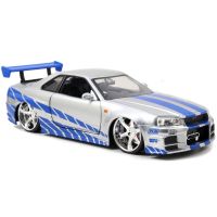 Jada Rychle a zběsile auto 2002 Nissan Skyline 1:24 4