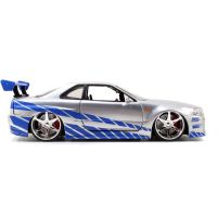Jada Rychle a zběsile auto 2002 Nissan Skyline 1:24 5