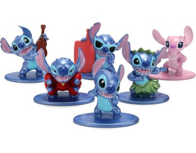 Jada Stitch Kovové sběratelské nanofigurky 1,65 palce sada 6 ks