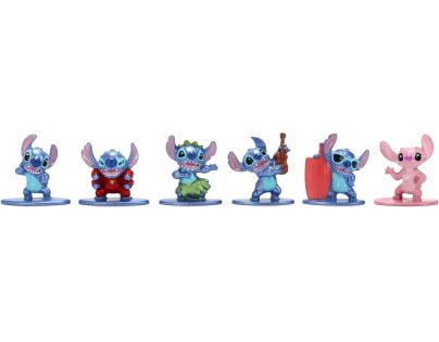 Jada Stitch Kovové sběratelské nanofigurky 1,65 palce sada 6 ks