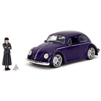 Jada Wednesday auto 1972 VW Beetle 1:24 a figurka Wednesday 3