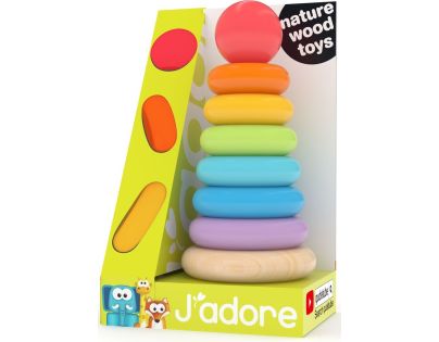 J'adore Duhové kroužky na tyči - Poškozený obal