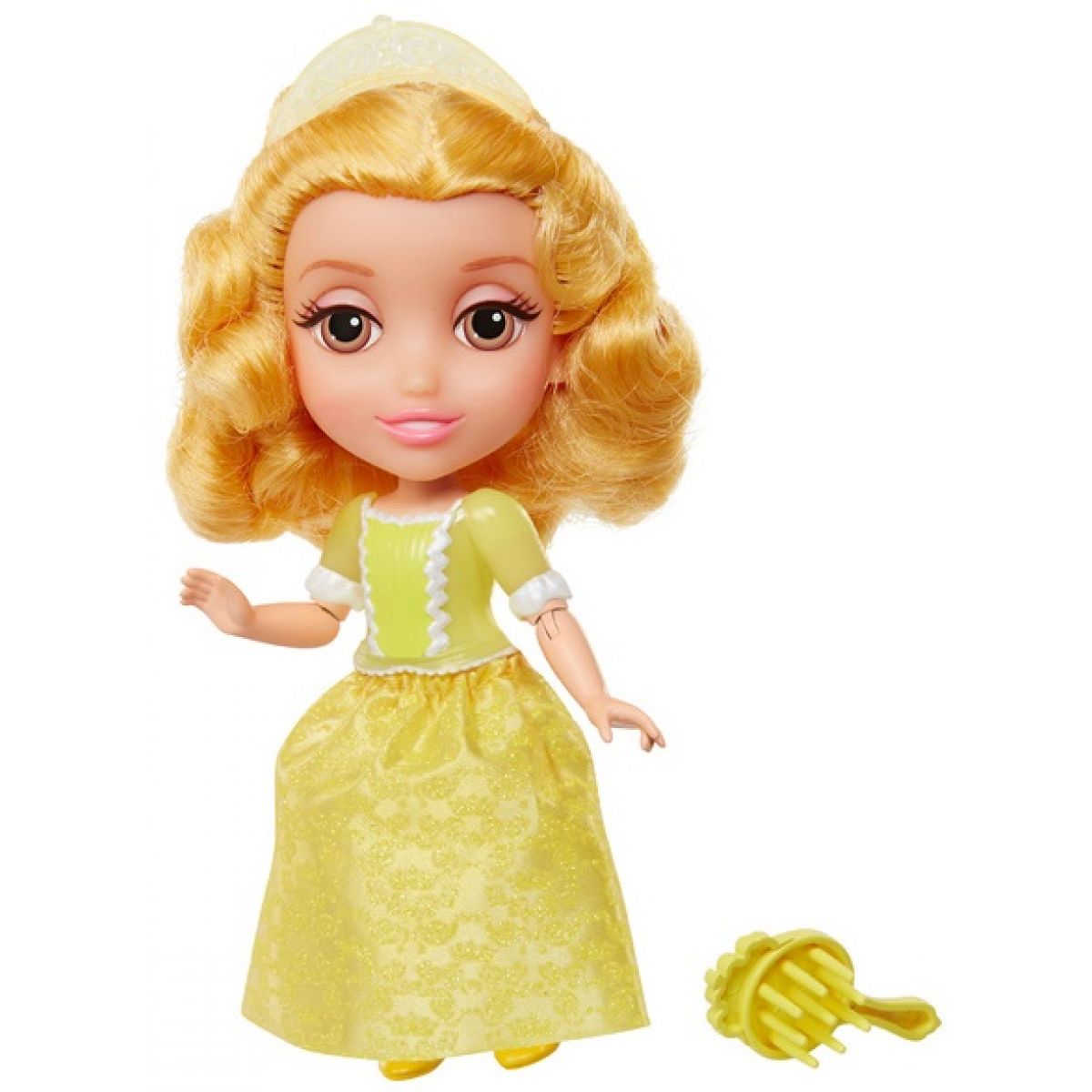 Jakks Pacific Disney Princezna 15 cm - Princezna Amber ve žlutém
