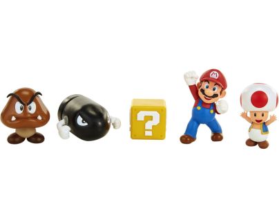 Jakks Sada figurek Super Mario 6 cm Dungeon Diorama