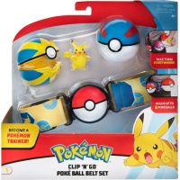 Jazwares Pokémon Clip and Go Poké Ball s páskem Pikachu 4