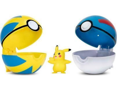 Jazwares Pokémon Clip and Go Poké Ball s páskem Pikachu