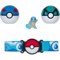 Jazwares Pokémon Clip and Go Poké Ball s páskem Squirtle