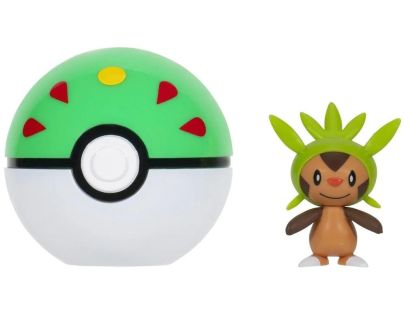 Jazwares Pokémon Clip N Go Poké Ball Chespin a Friend Ball