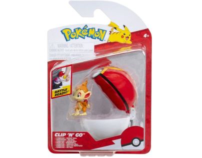 Jazwares Pokémon Clip N Go Poké Ball Chimchar a Repeat Ball