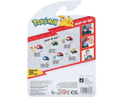 Jazwares Pokémon Clip N Go Poké Ball Fennekin