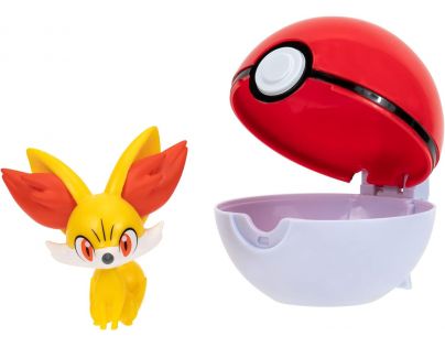 Jazwares Pokémon Clip N Go Poké Ball Fennekin