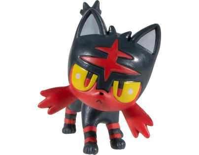 Jazwares Pokémon Clip N Go Poké Ball Litten a Dusk Ball - Poškozený obal