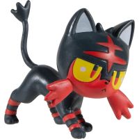 Jazwares Pokémon Clip N Go Poké Ball Litten a Dusk Ball 3