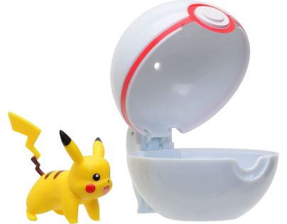 Jazwares Pokémon Clip N Go Poké Ball Pikachu a Premier Ball