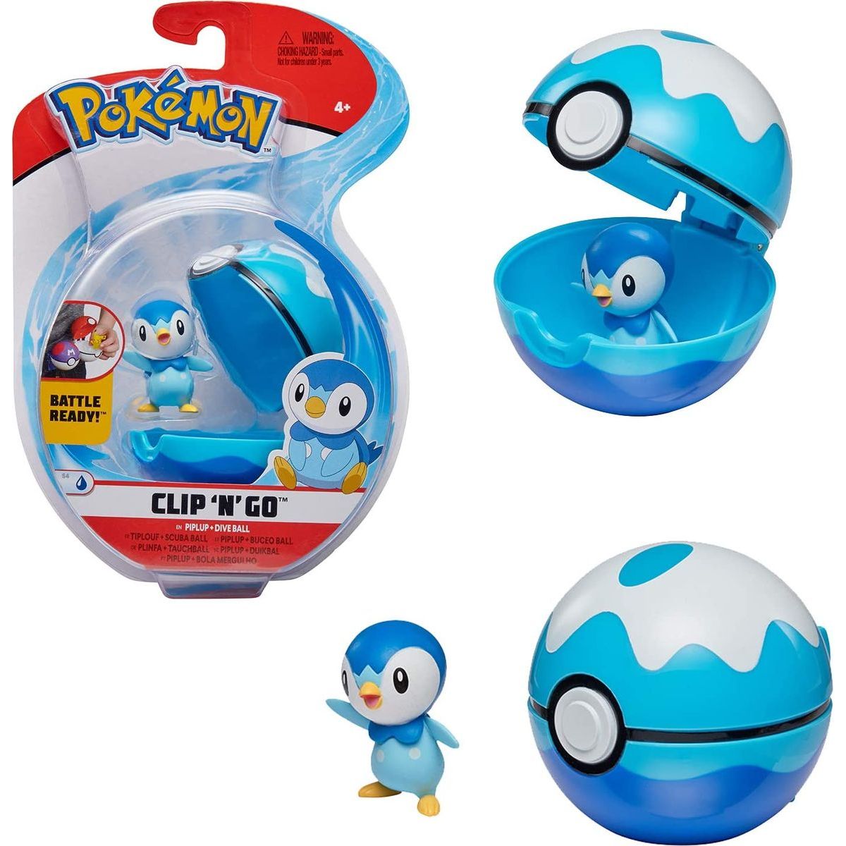 Pokémon Clip 'n' Go – Palla Good Ball Con Pikachu Da 5 Cm – Giocattolo Ufficiale Per Bambini 4+ - 6