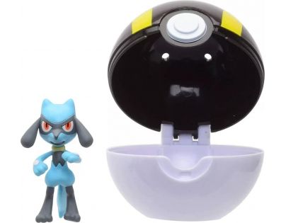 Jazwares Pokémon Clip N Go Poké Ball Riolu a Ultra Ball