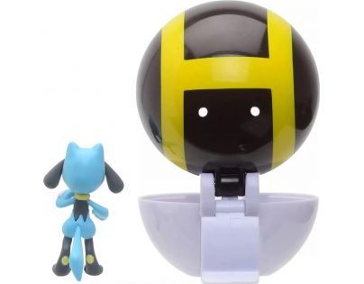 Jazwares Pokémon Clip N Go Poké Ball Riolu a Ultra Ball