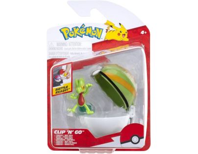 Jazwares Pokémon Clip N Go Poké Ball Treecko a Nest Ball