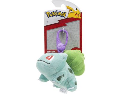 Jazwares Pokémon Clip plyšový 10 cm Bulbasaur