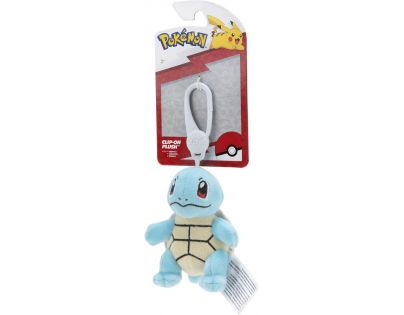 Jazwares Pokémon Clip plyšový 10 cm Squirtle