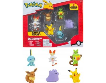 Jazwares Pokémon figurky Multipack 6-Pack 6877