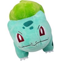 Jazwares Pokémon plyšový 20 cm IV Bulbasaur otevřené oči 3