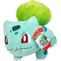 Jazwares Pokémon plyšový 20 cm IV Bulbasaur otevřené oči 6