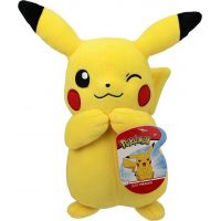 Jazwares Pokémon plyšový 20 cm IV Pikachu mrkající