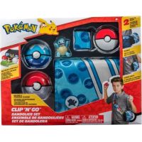 Jazwares Pokemon sada Clip and Go Bandolier W2 Squirtle Solid