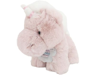 Jednorožec plyšový růžový 27 cm