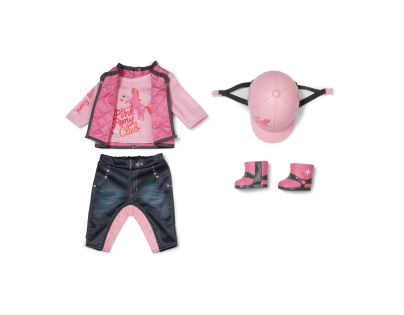 BABY born Jezdecká souprava růžová 43 cm