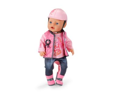 BABY born Jezdecká souprava růžová 43 cm