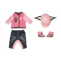 BABY born Jezdecká souprava růžová 43 cm 3