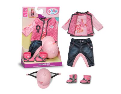 BABY born Jezdecká souprava růžová 43 cm