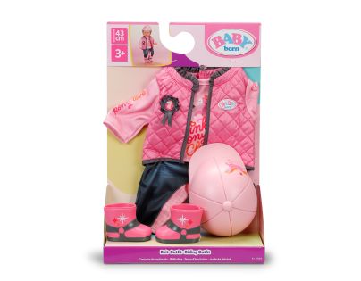 BABY born Jezdecká souprava růžová 43 cm