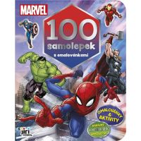 Jiri Models 100 samolepek s omalovánkami Marvel