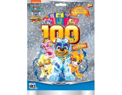 JIRI MODELS 100 samolepek s omalovánkovými listy Tlapková patrola