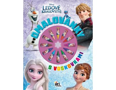 JIRI MODELS a.s. Omalovánky s voskovkami Ledové království JIRI MODELS a.s. Omalovánky s voskovkami Ledové království