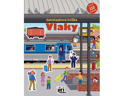 JIRI MODELS a.s. Samolepková knížka Vlaky JIRI MODELS a.s. Samolepková knížka Vlaky
