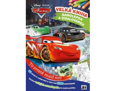 Jiri Models Cars Velké knihy omalovánek a samolepek